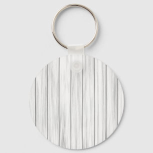 Porte-clés Texture en bois blanche de mur