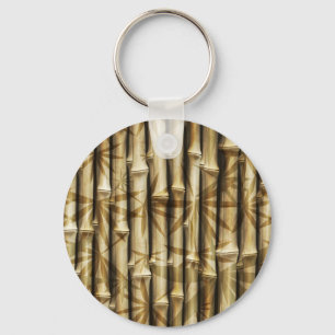 Porte-clés Texture en bois de bambou