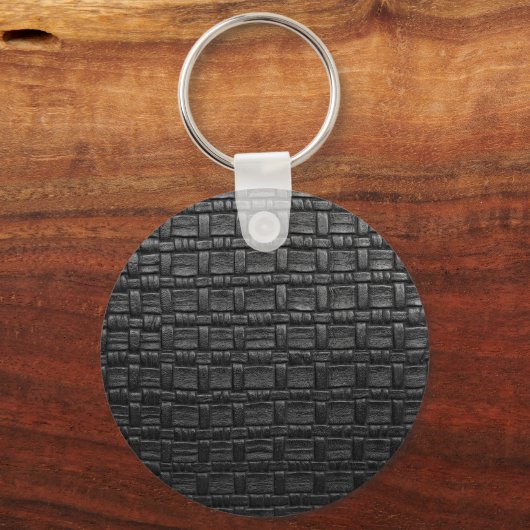 Porte-clés Texture en cuir (Recto)