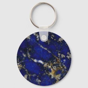 Porte-clés Texture en pierre : Lazulite de Lapis