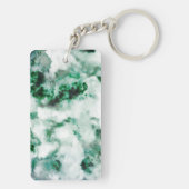 Porte-clés Texture marbrée de quartz (Dos)