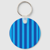Porte-clés Texture rayée bleue (Verso)