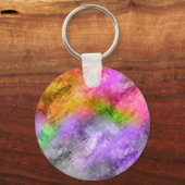 Porte-clés Texture violette de l'Amétrine de verre (Verso)