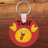 Porte-clés TGIF Emojis (Recto)