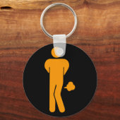 Porte-clés THAÏE NOURRITURE PEUT ÊTRE ÉPICÉE ⚠ Drôle Signe :  (Recto)