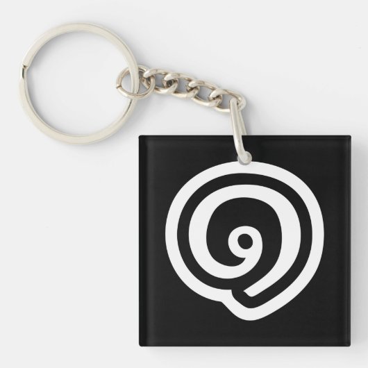 Porte-clés Thailande Numéro 1 / Un / ๑ (Nueng) Langue thaïe (Devant)