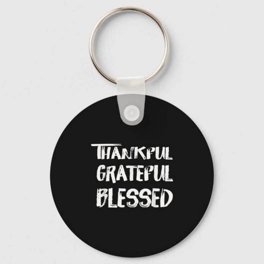 Porte-clés Thankful Grateful Blessed Christmas Shirts For Men (Recto)