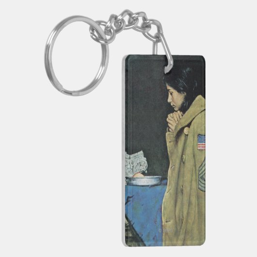 Porte-clés Thanksgiving de réfugié (Devant gauche)