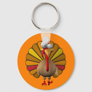 Porte-clés Thanksgiving drôle Turquie