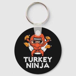 Porte-clés Thanksgiving Ninja Turquie Funky Fall Boys Kids To