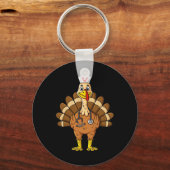 Porte-clés Thanksgiving Nurse Turkey Scrub Fun Nurse (Recto)