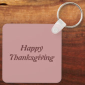 Porte-clés Thanksgiving Pluced Turkey Custom (Verso)