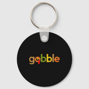 Porte-clés Thanksgiving pour Hommes Femmes Gobble Turquie Jou