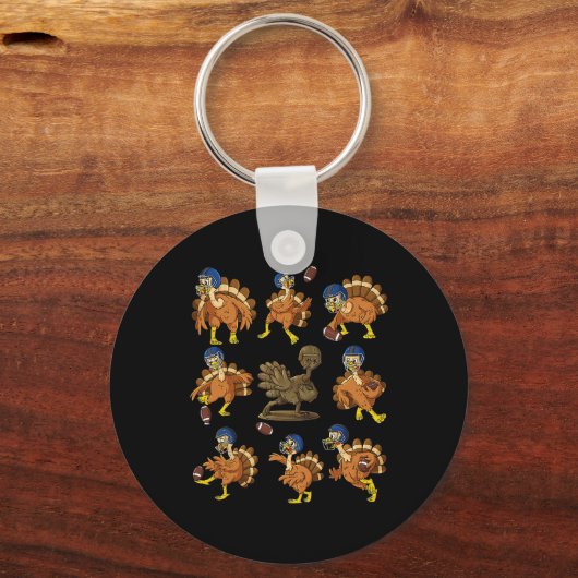 Porte-clés Thanksgiving Turkey (Verso)