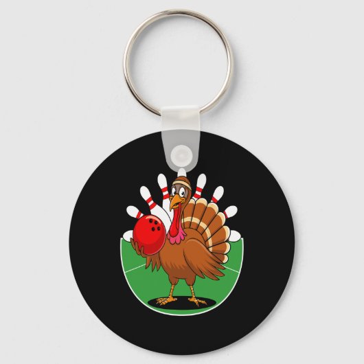 Porte-clés Thanksgiving Turkey Bowpin Matching Team 2 (Recto)