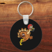 Porte-clés Thanksgiving Turquie Runback Football Boys Kid (Recto)