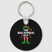 Porte-clés The Bah Humbug Elf Xmas Matching Family Elf Christ (Recto)