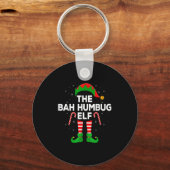 Porte-clés The Bah Humbug Elf Xmas Matching Family Elf Christ (Recto)