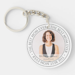 Porte-clés The Best Mama Ever Modern Classic