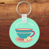 Porte-clés Thé chamomile pour les amateurs de thé (Recto)