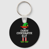 Porte-clés The Chaos Coordinator Elf Matching Family Christma (Recto)