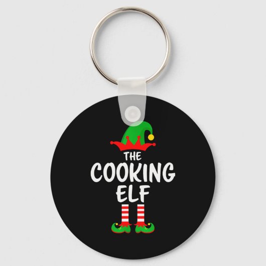 Porte-clés The Cooking Elf Matching Family Christmas  (Recto)