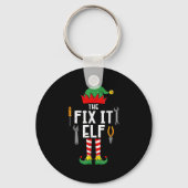 Porte-clés The Fix It Elf Christmas Family Matching Xmas Grou (Recto)
