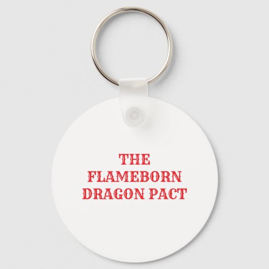 Porte-clés The Flameborn Dargon Pact (Verso)