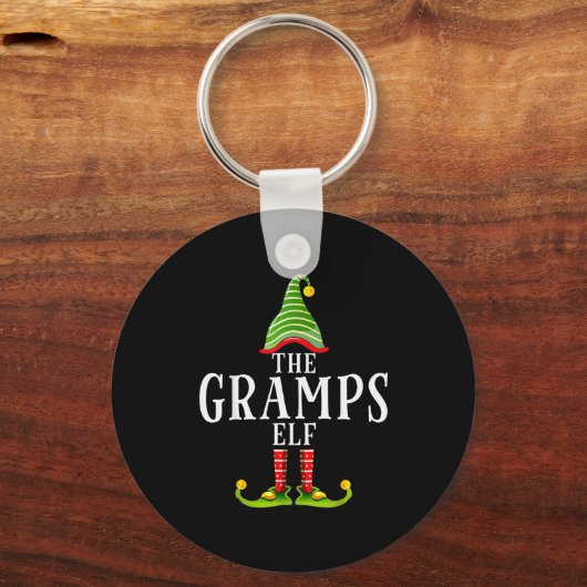 Porte-clés The Gramps Elf Funny Matching Pajama Xmas (Recto)