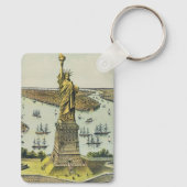 Porte-clés The Great Bartholdi Statue, Statue of Liberty (Verso)