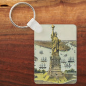 Porte-clés The Great Bartholdi Statue, Statue of Liberty (Recto)