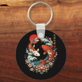 Porte-clés The Great Wave Off Koi Fish  (Recto)