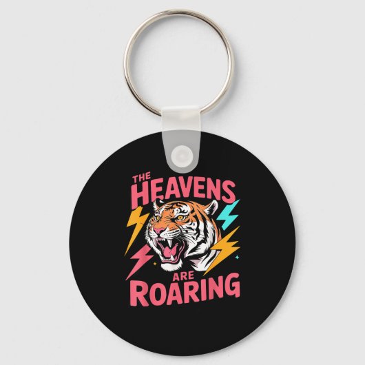 Porte-clés The Heavens Are Roaring Psalm 19_1 Tiger Christian (Recto)