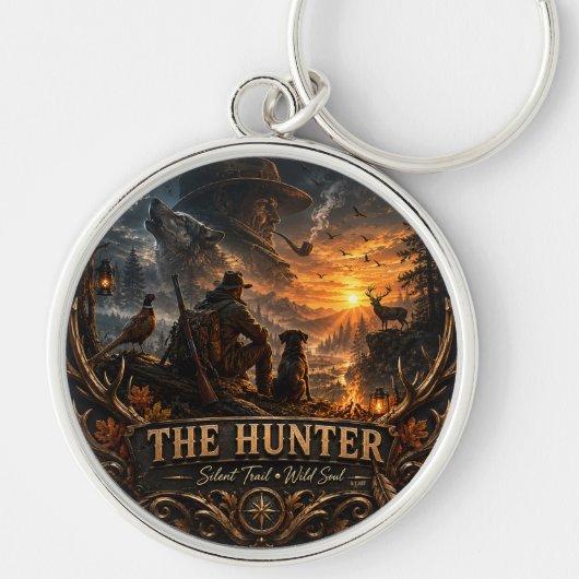 Porte-clés The Hunter , Dans le silence sauvage (Devant)