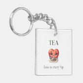 Porte-clés "THÉ - L'amour dans chaque gorgée" (Devant gauche)