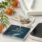 Porte-clés "The magic happens between the lines" (Devant Droit)