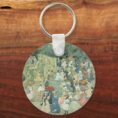 Porte-clés The Mall, Central Park de Maurice Prendergast (Recto)