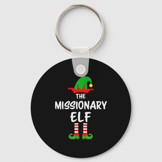 Porte-clés The Missionary Elf Matching Family Christmas (Recto)