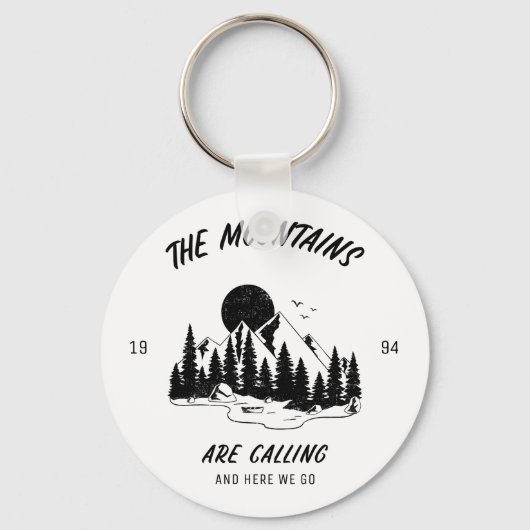 Porte-clés The Mountains are calling and here we go (Recto)