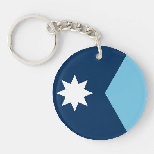 Porte-clés The new Flag of Minnesota State (Devant)