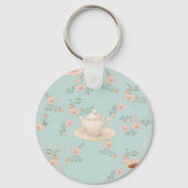 Porte-clés Thé Party Shabby Chic (Verso)