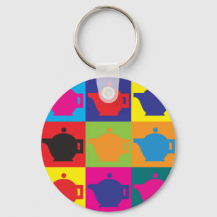Porte-clés Thé Pop Art