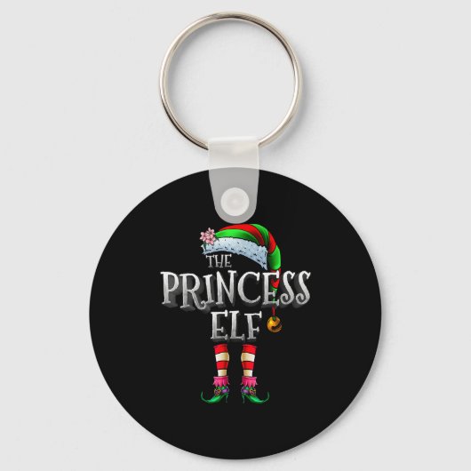 Porte-clés The Princess Elf Shirt Matching Family Funny Chris (Recto)
