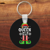 Porte-clés The Queen Elf Christmas Family Matching Pajamas Qu (Recto)