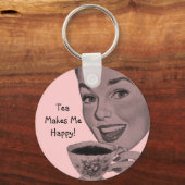Porte-clés Thé rétro (Recto)