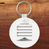 Porte-clés The Sound Of Silence Funny Musical  (Recto)