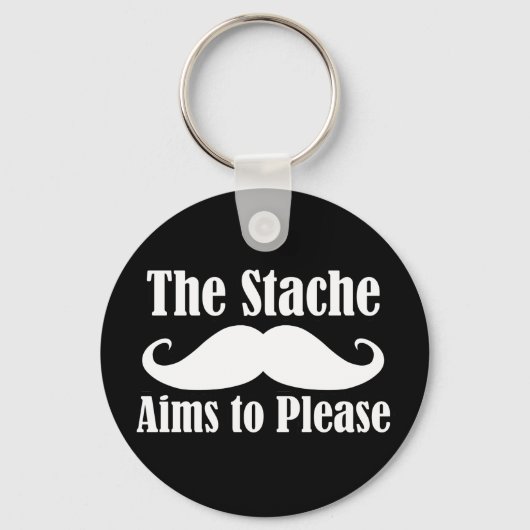 Porte-clés The Stache Aims to Please in  (Recto)