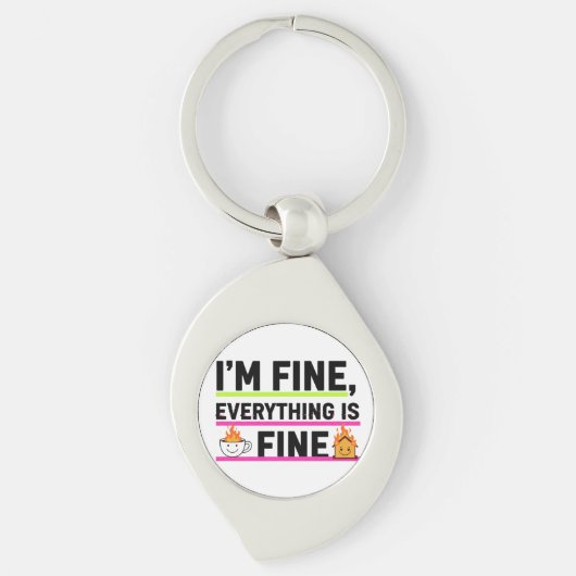 Porte-clés The Ultimate "I'm Fine" Men's Hoodies (Devant)