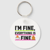 Porte-clés The Ultimate "I'm Fine" Men's Hoodies (Recto)