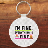 Porte-clés The Ultimate "I'm Fine" Men's Hoodies (Verso)